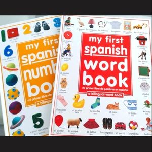 2 DK SPANISH BILINGUAL EDUCATIONAL BOOKS